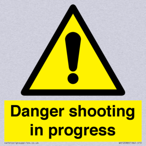 Danger shooting in progress